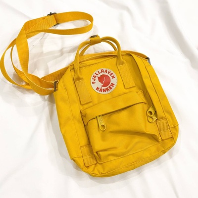 کیف برند KANKEN زرد مدل sling تحویل فوری
