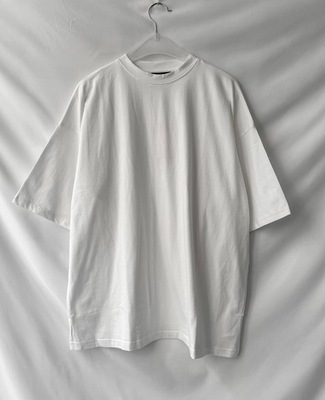 تی شرت اورسایز ساده سفید برند missguided